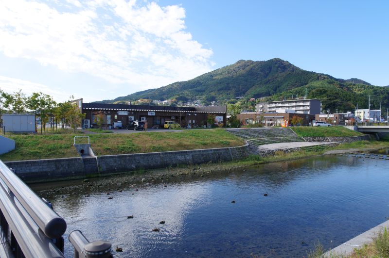 大船渡駅周辺の町並み