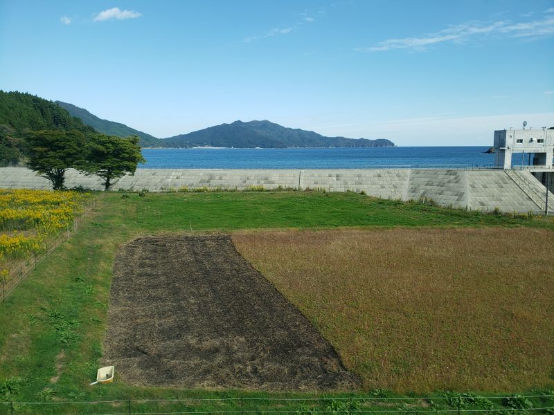 三陸鉄道の海沿い