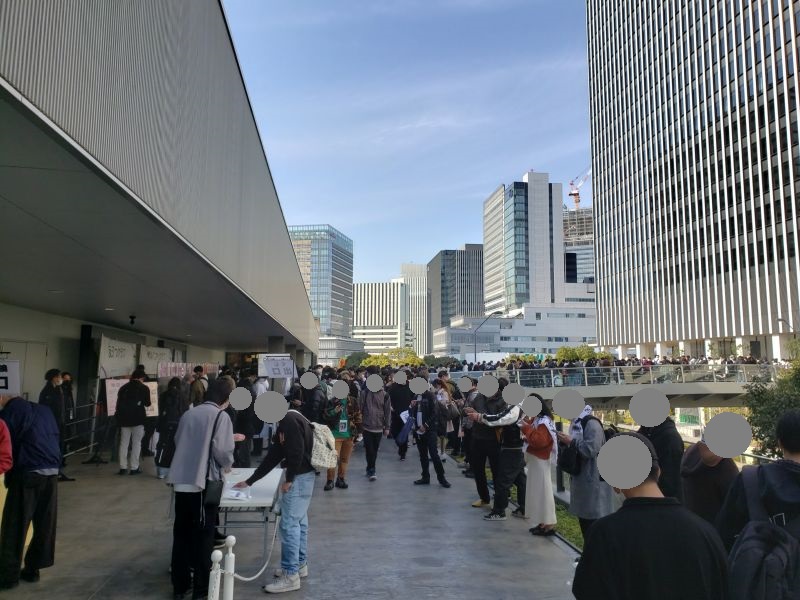 ぴあアリーナMM・ライブ開演前の賑わい