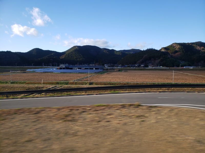 釣石神社付近