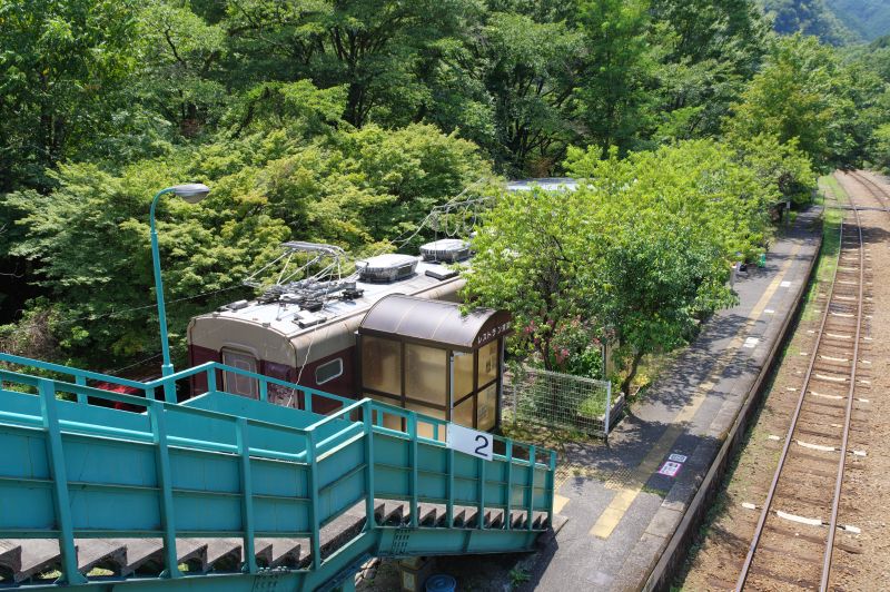 わたらせ渓谷鐵道・神戸駅・列車のレストラン