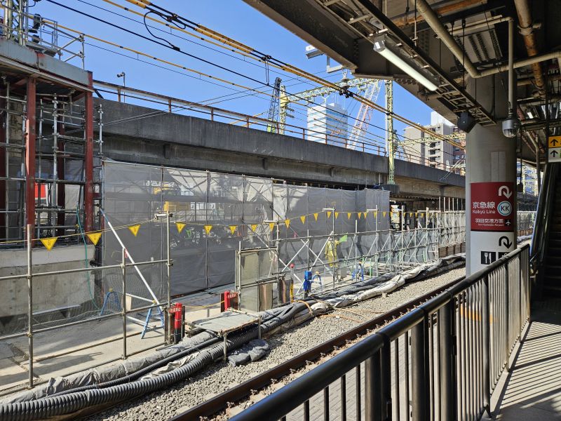 JR品川駅・山手線ホームより