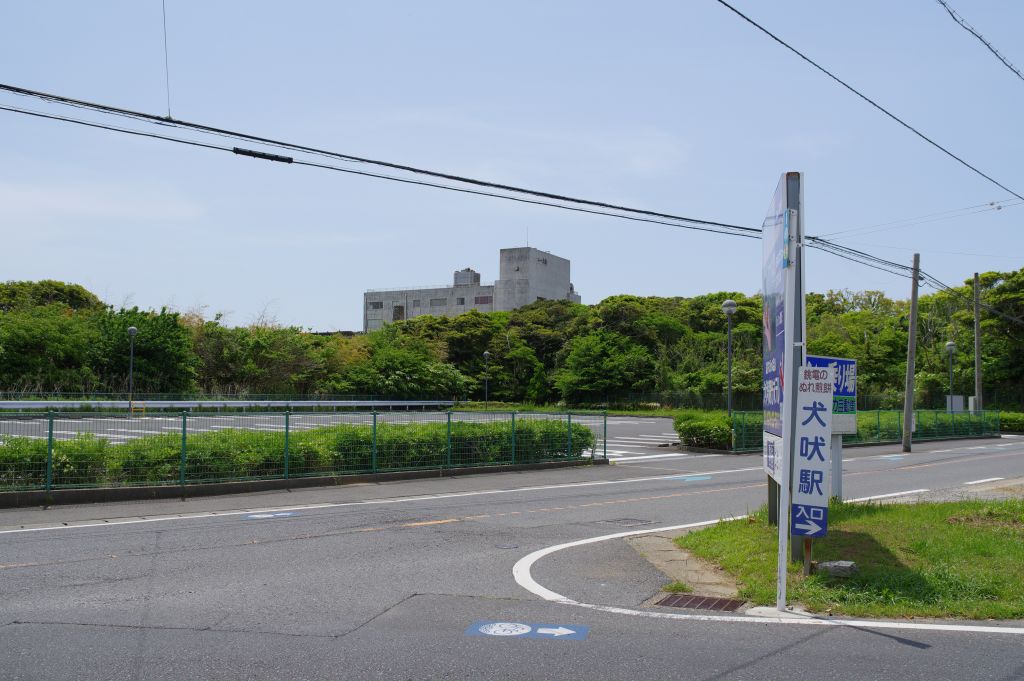 犬吠駅東側の交差点