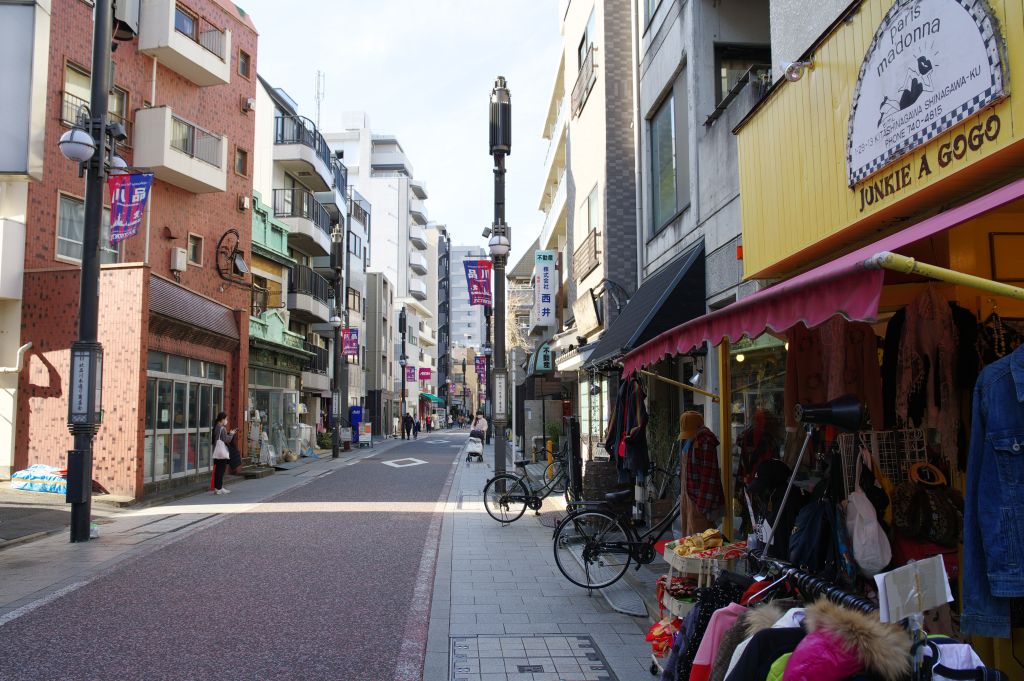 旧東海道・台場横丁付近