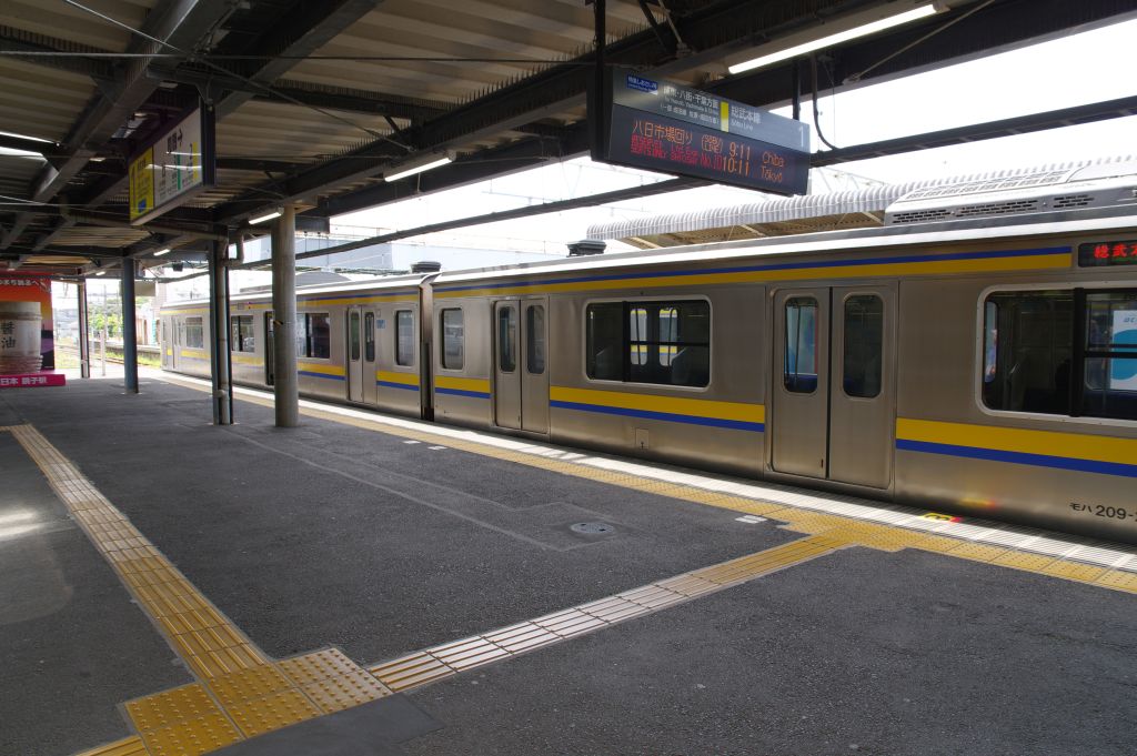 JR銚子駅・1番線