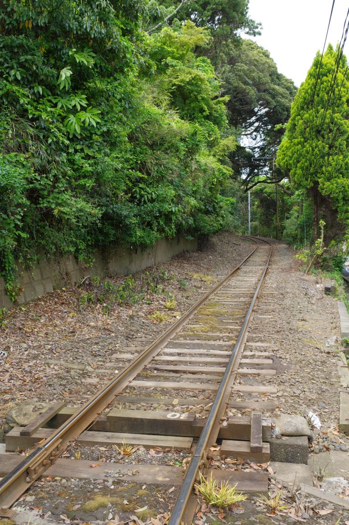 本銚子駅付近の踏切