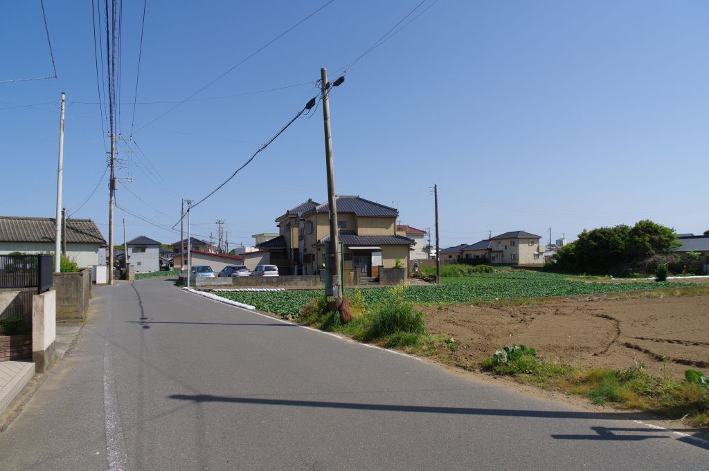 銚子電鉄・外川駅南東側の町並み