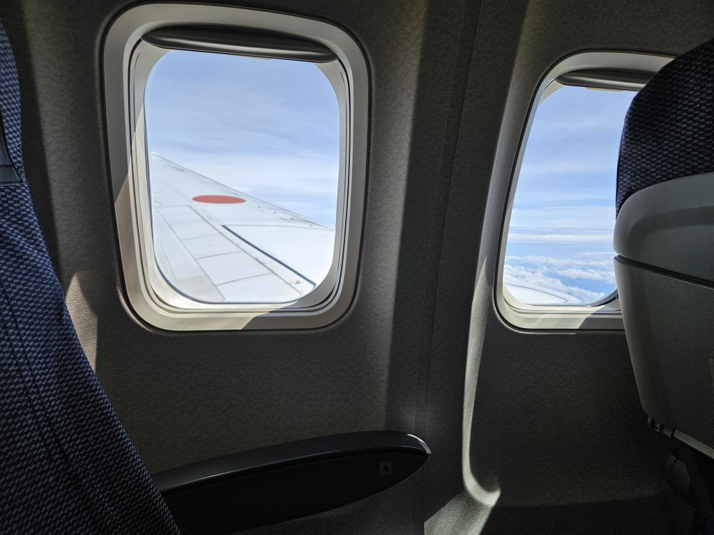 飛行機・雲の上