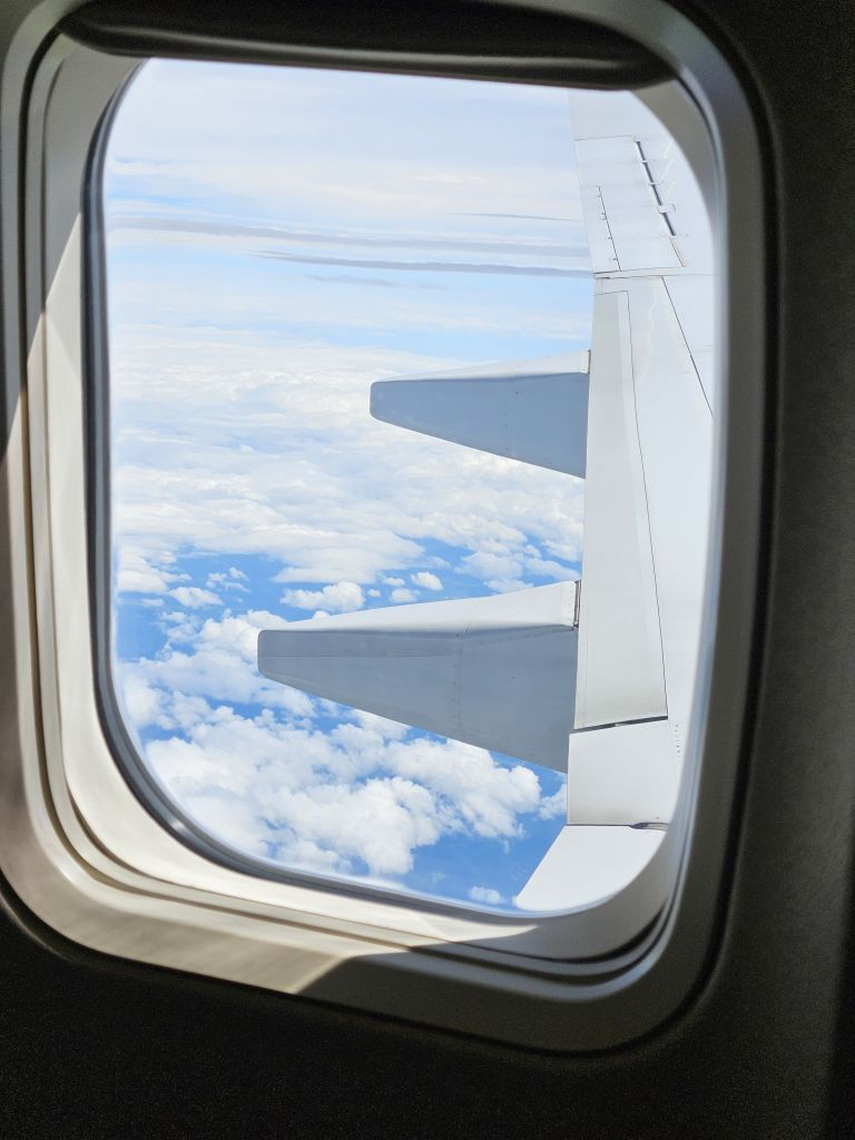 飛行機・雲の上