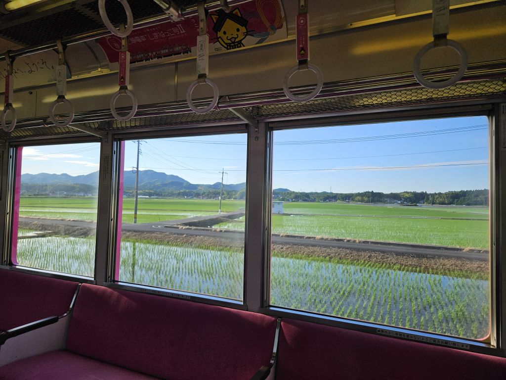 ばたでん車窓・田園風景