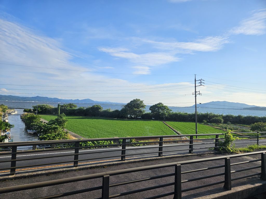 ばたでん車窓・宍道湖方面