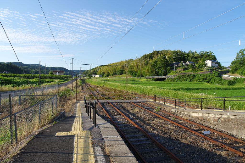 一畑口駅・北側の風景
