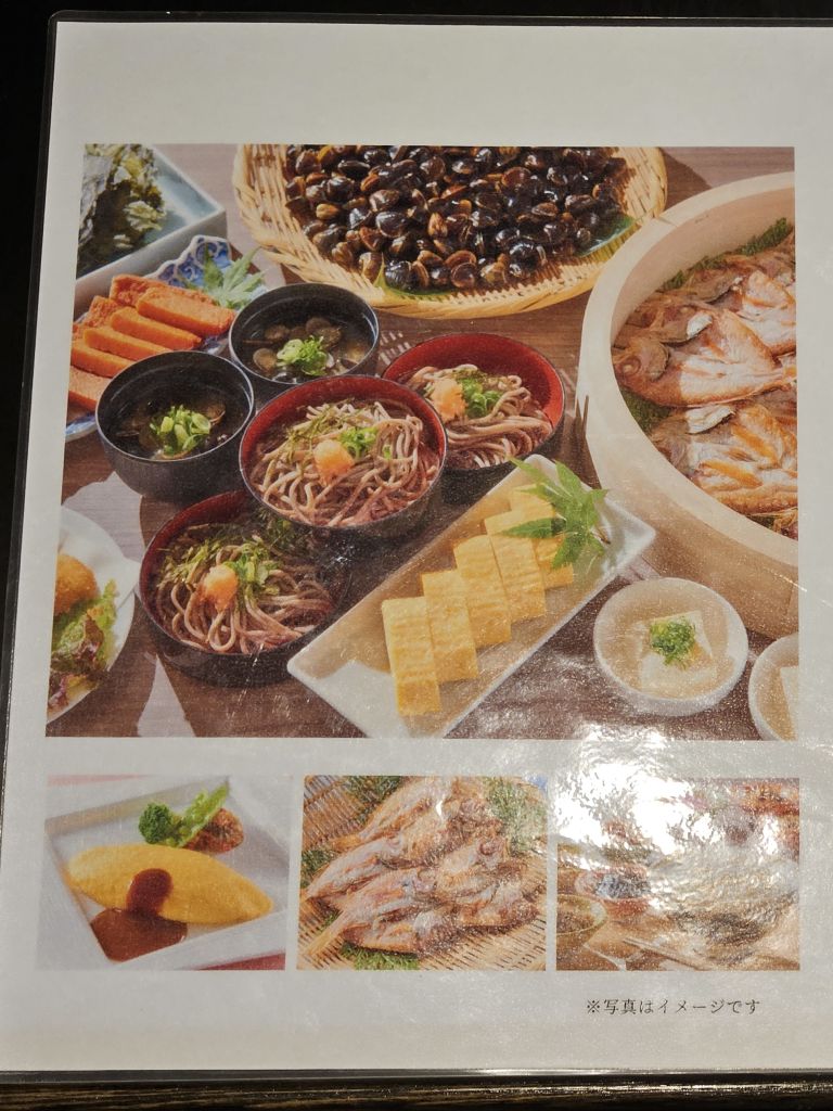 ホテルの朝食メニュー