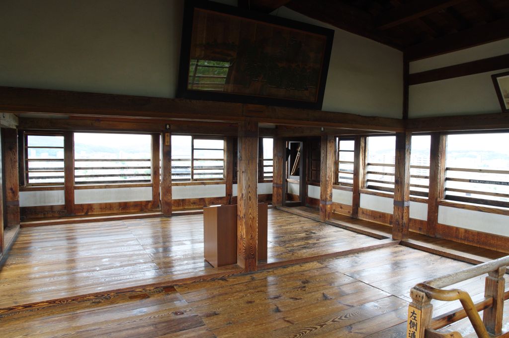 松江城・最上階の空間