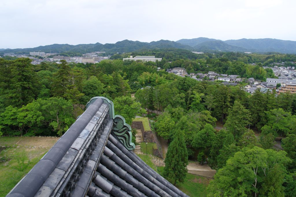 松江城・北側の眺望