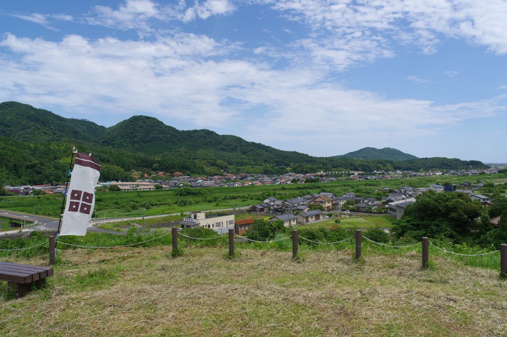 月山富田城・馬乗馬場跡からの眺望
