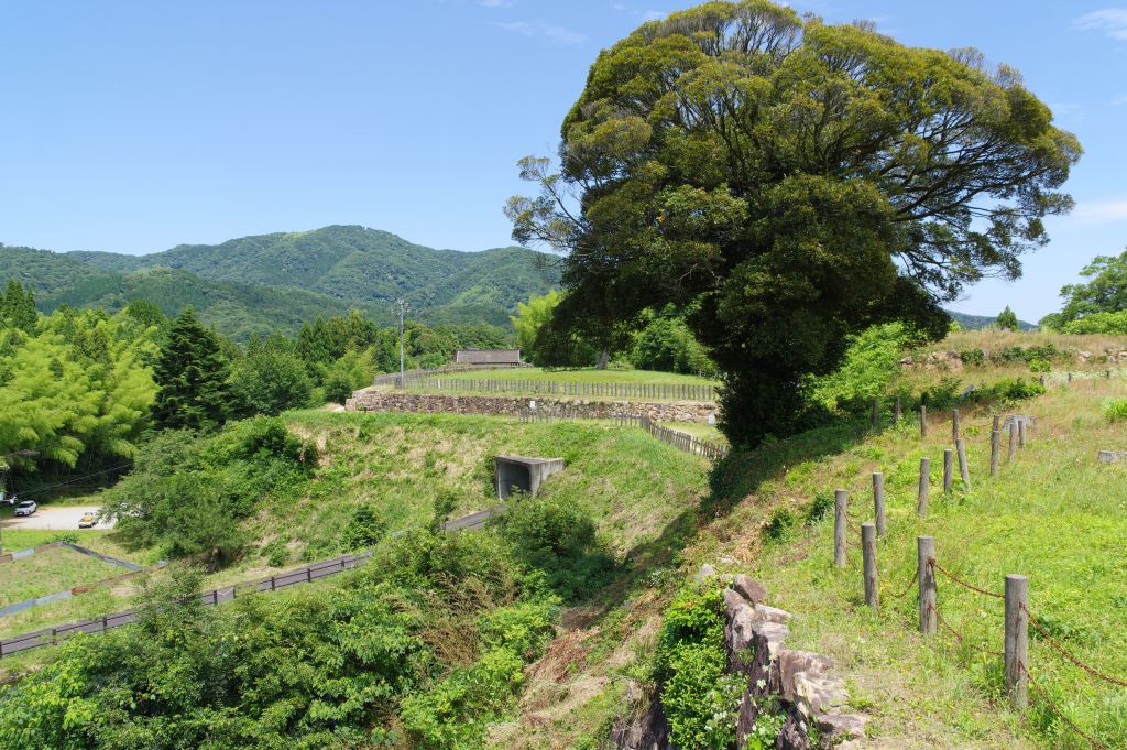 月山富田城・山中御殿・自然と曲輪