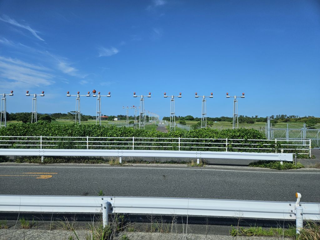 JR境線・米子空港付近のカーブ