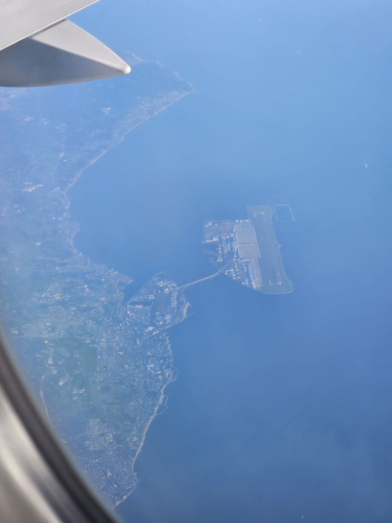 飛行機からの景色・セントレア