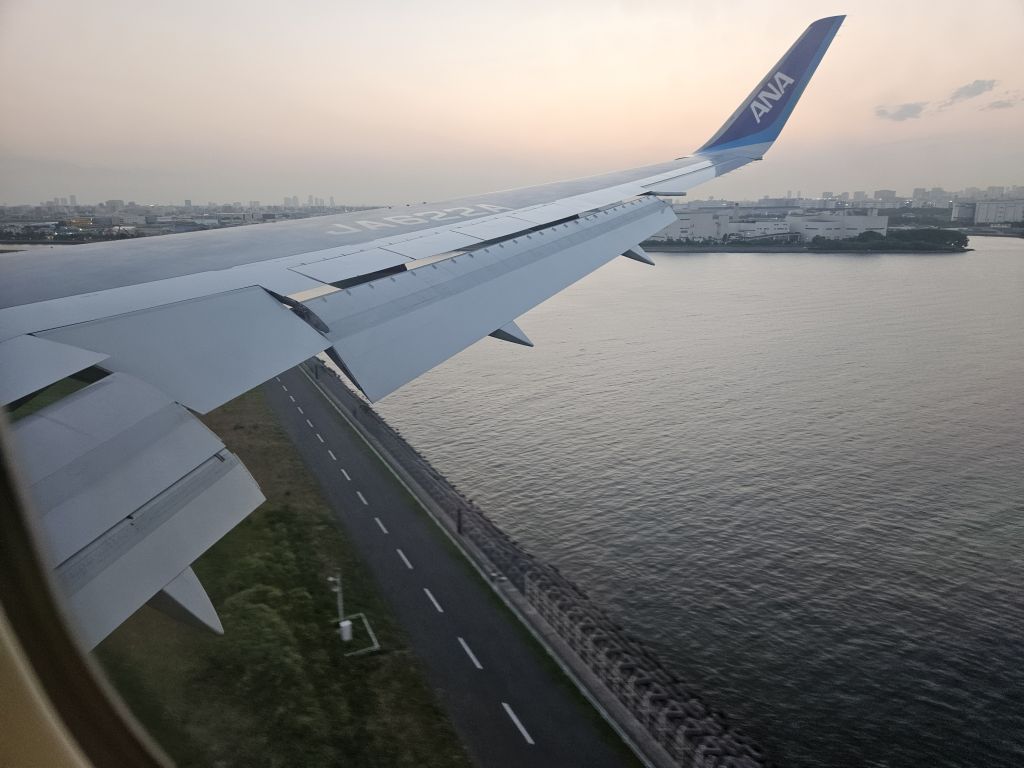 飛行機からの景色・そろそろ着陸