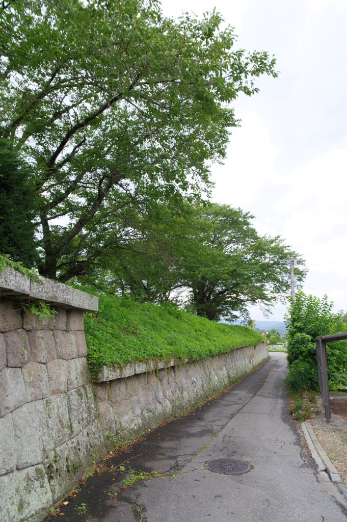 龍岡城・黒門付近の石垣