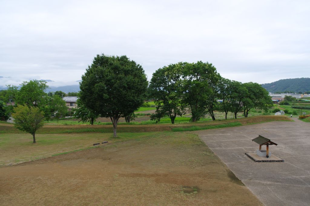 松代城・戌亥隅櫓台から北側眺望