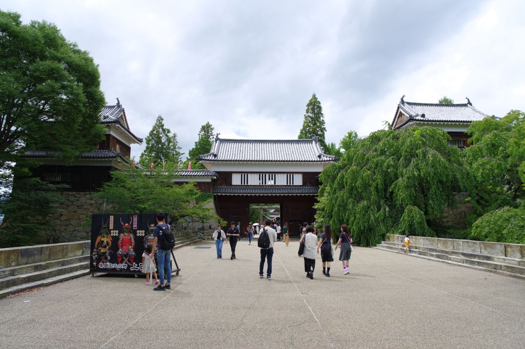 上田城・東虎口櫓門の正面
