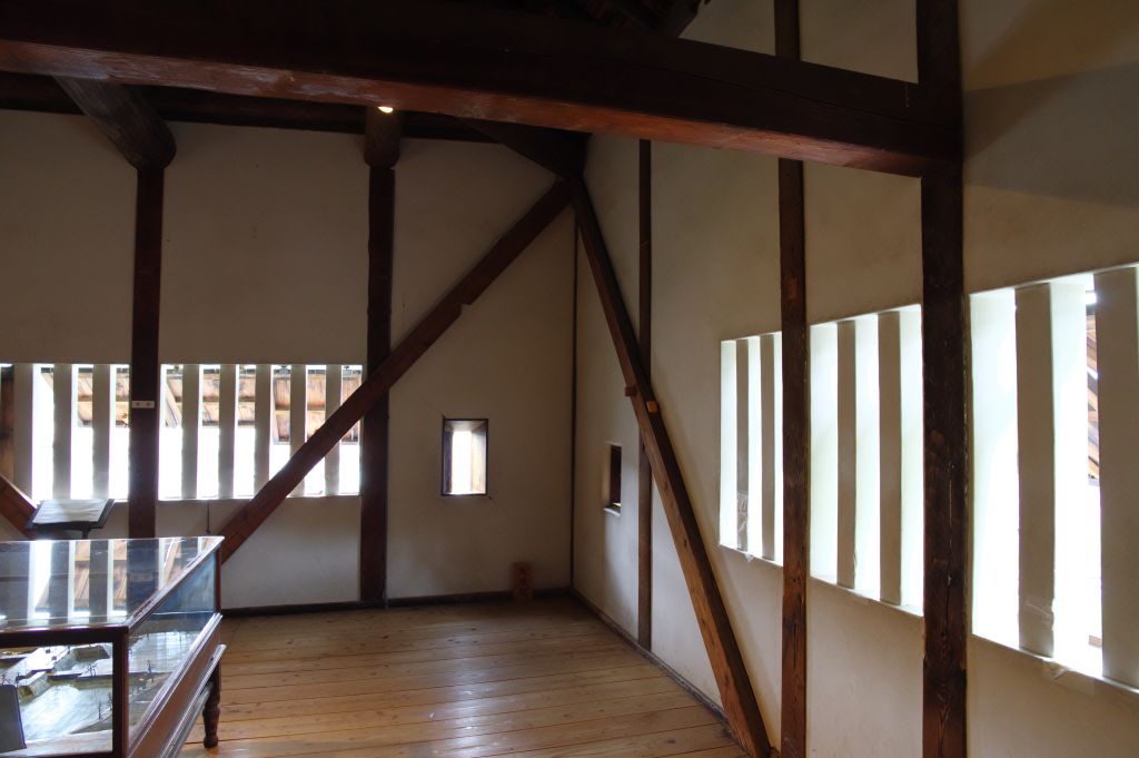 上田城・南櫓内の2階