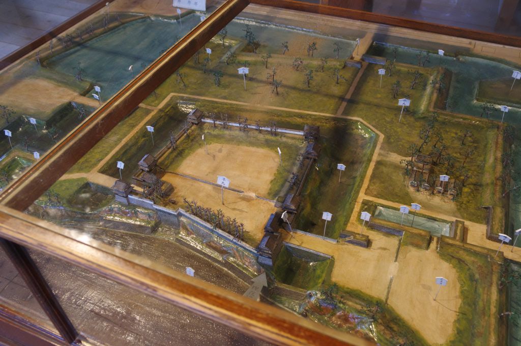上田城・城域の模型