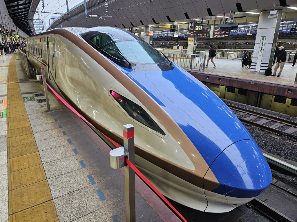 東京駅・上越新幹線・先頭