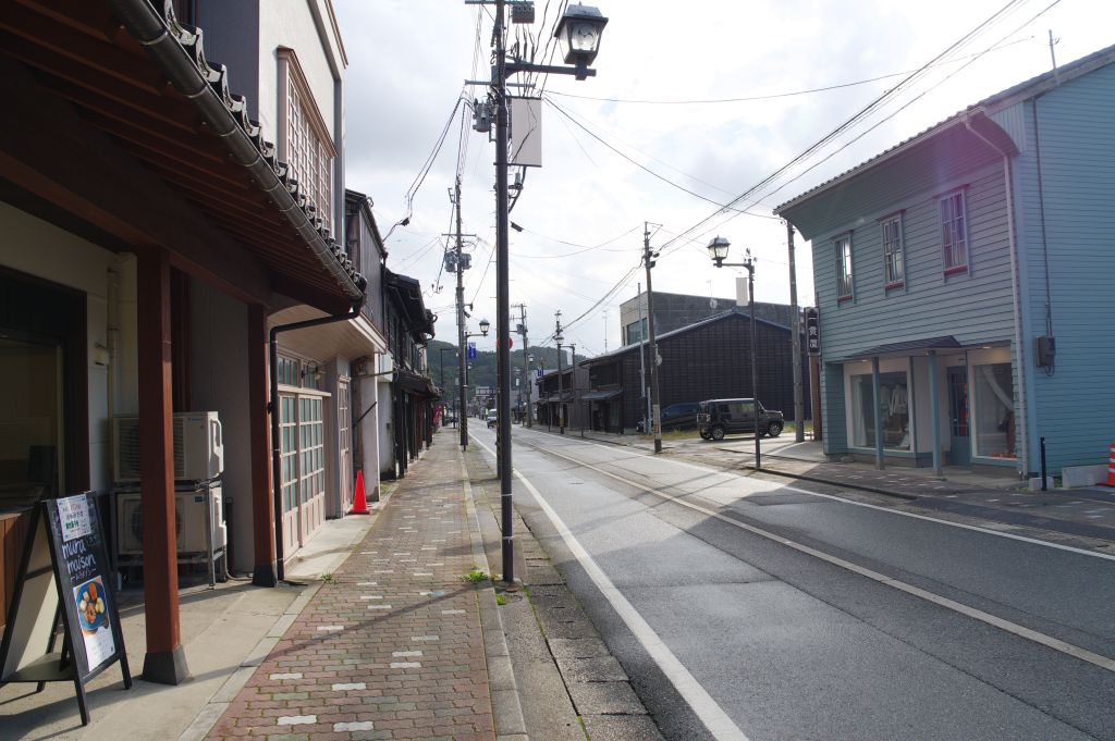 越後村上町屋通り・通りの様子