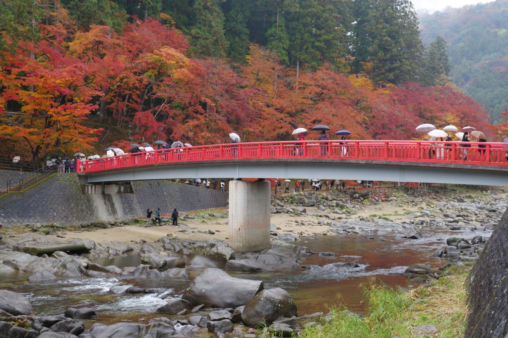 香嵐渓・待月橋