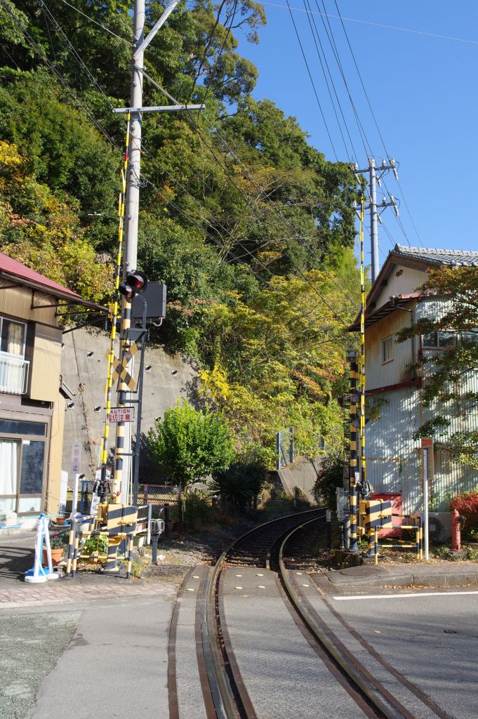 千頭駅・井川線の線路の先