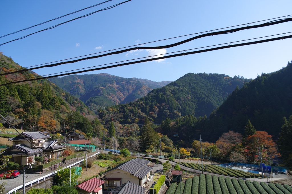 井川線・小山発電所遺構付近