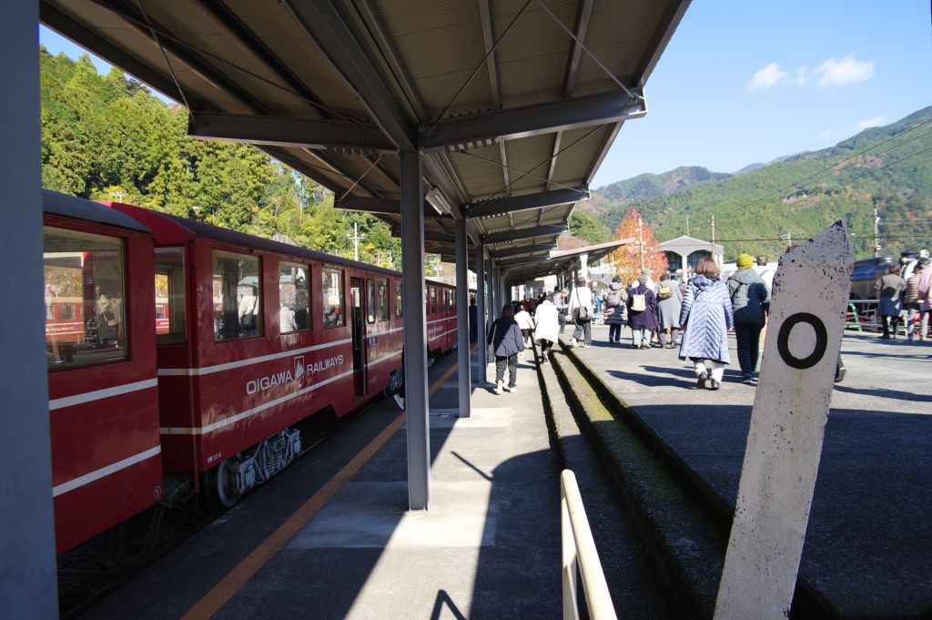 千頭駅・井川線を下車