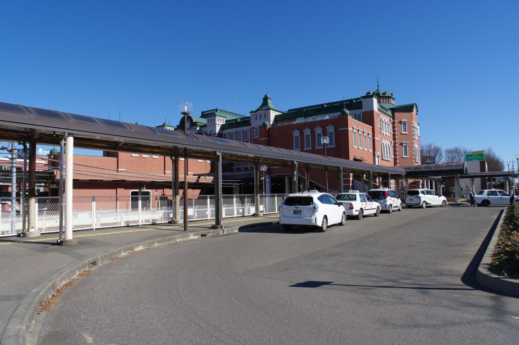 深谷駅・南口の西側のタクシー乗り場
