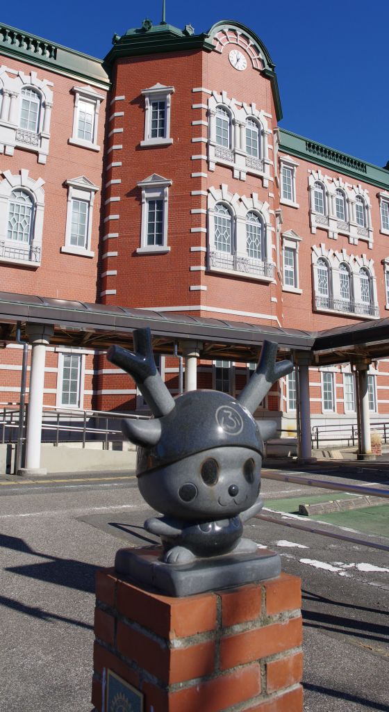 深谷駅・南口のふっかちゃん像