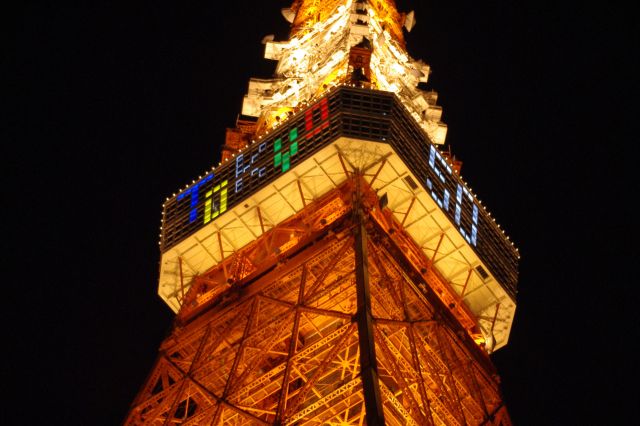東京タワーのイルミネーションの写真ページ