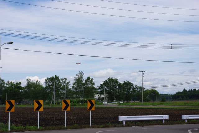 空港からは小型セスナ機が頻繁に飛び立っていました。一般の旅客機よりも小型機がメインといった感じ。