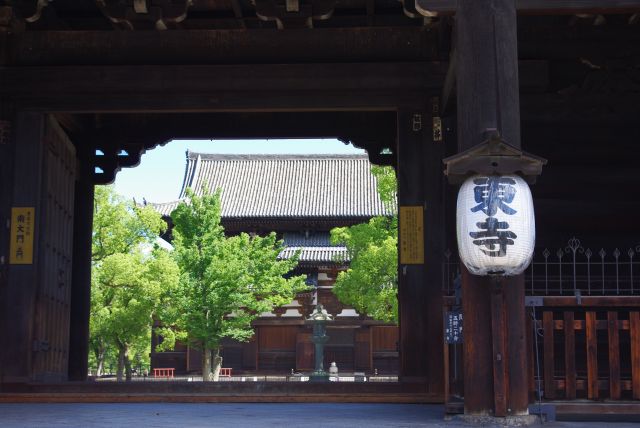 東寺の正門・南大門。