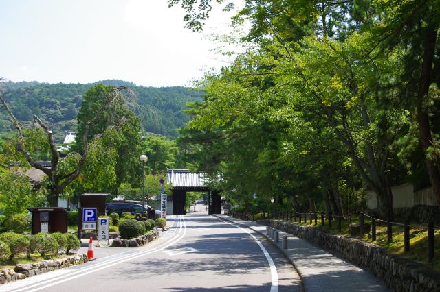 南禅寺の中門が見えてきました。