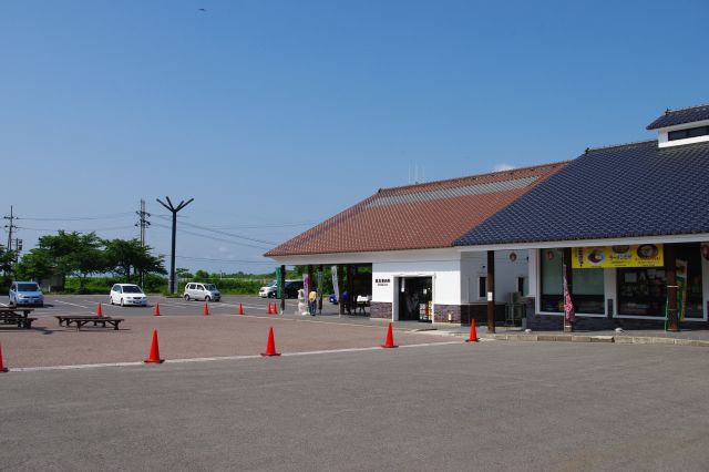 道の駅喜多の郷へ到着。山の空気という感じです。