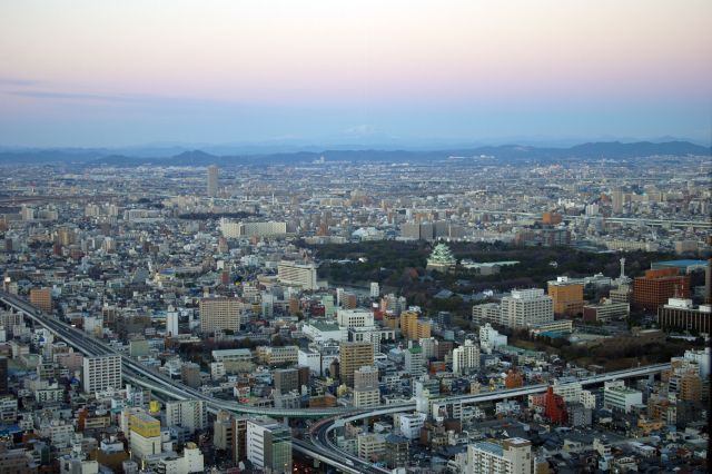 こちら側も山並みまできれいに見えます。