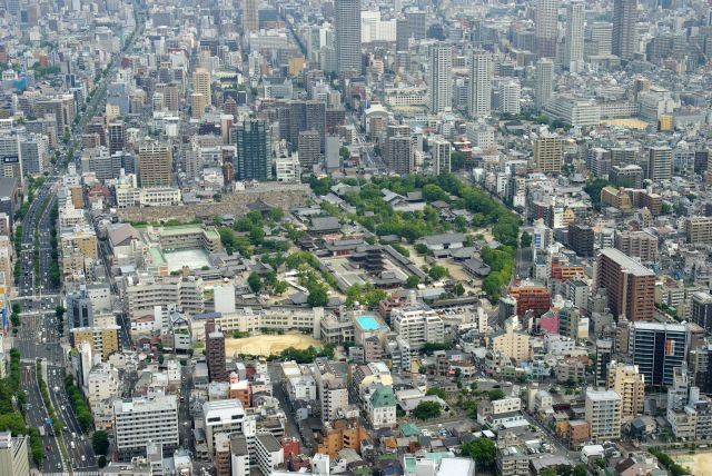 この後訪れる四天王寺。