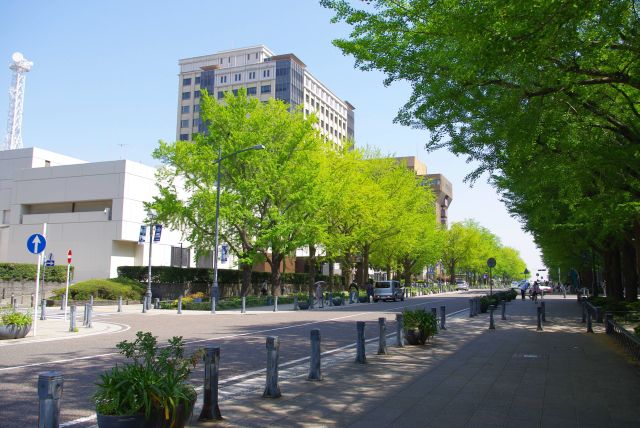 かつては日本人・外国人の居留区を分けていた。