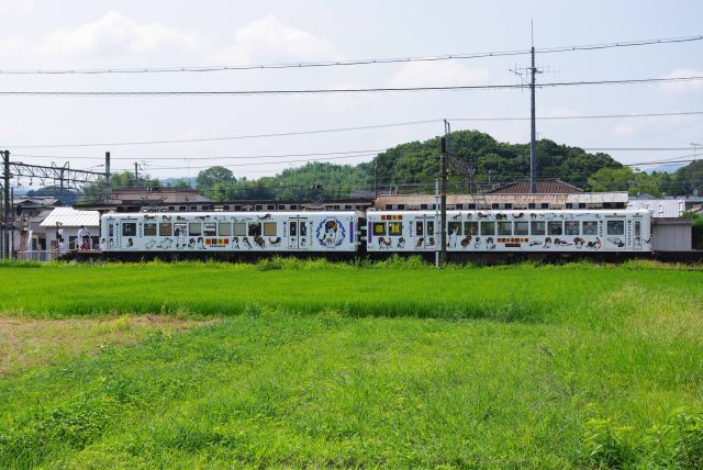 伊太祈曽駅裏手の駐車場より。