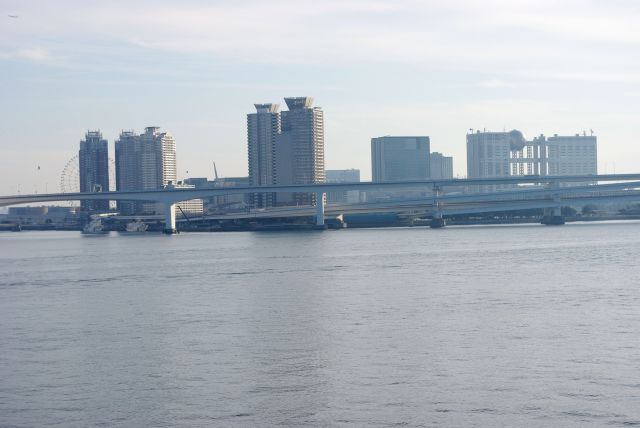 お馴染みのお台場の風景。