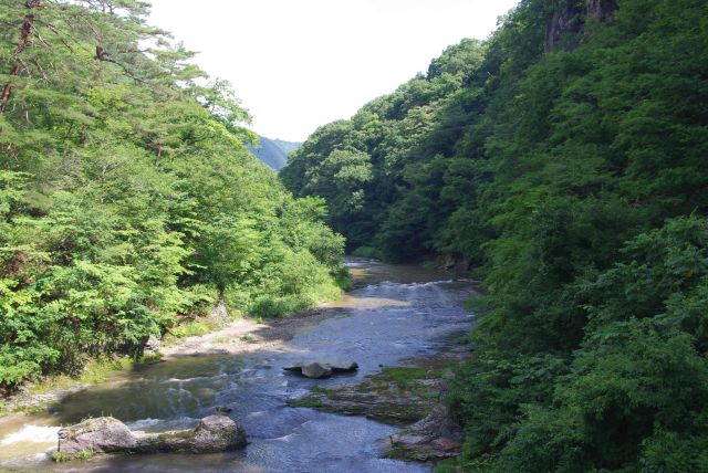 川は上流へと続く。