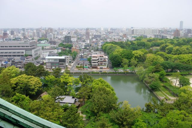 北側の風景。