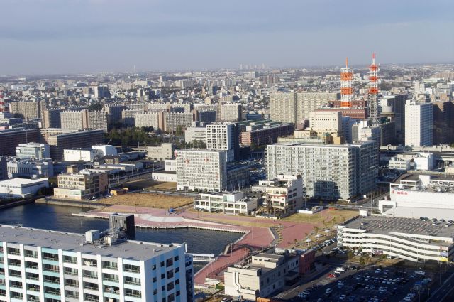 千葉みなと駅周辺。